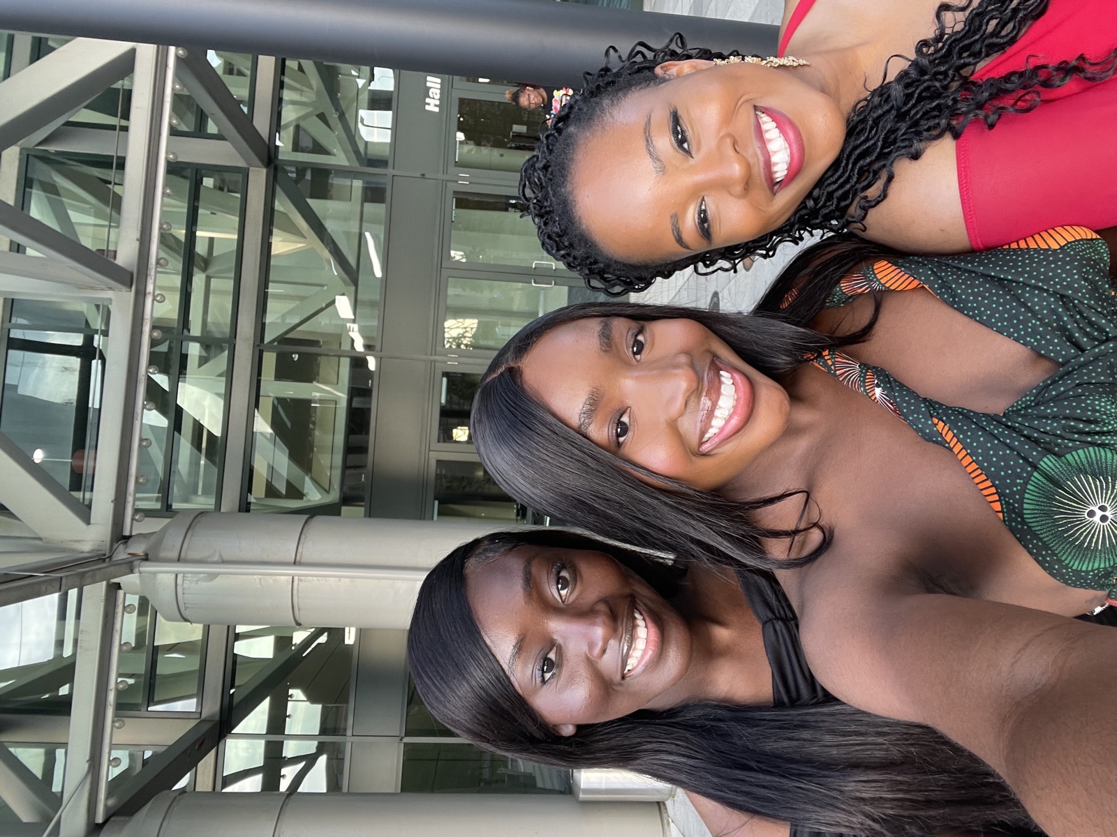 Nina with friends at conference